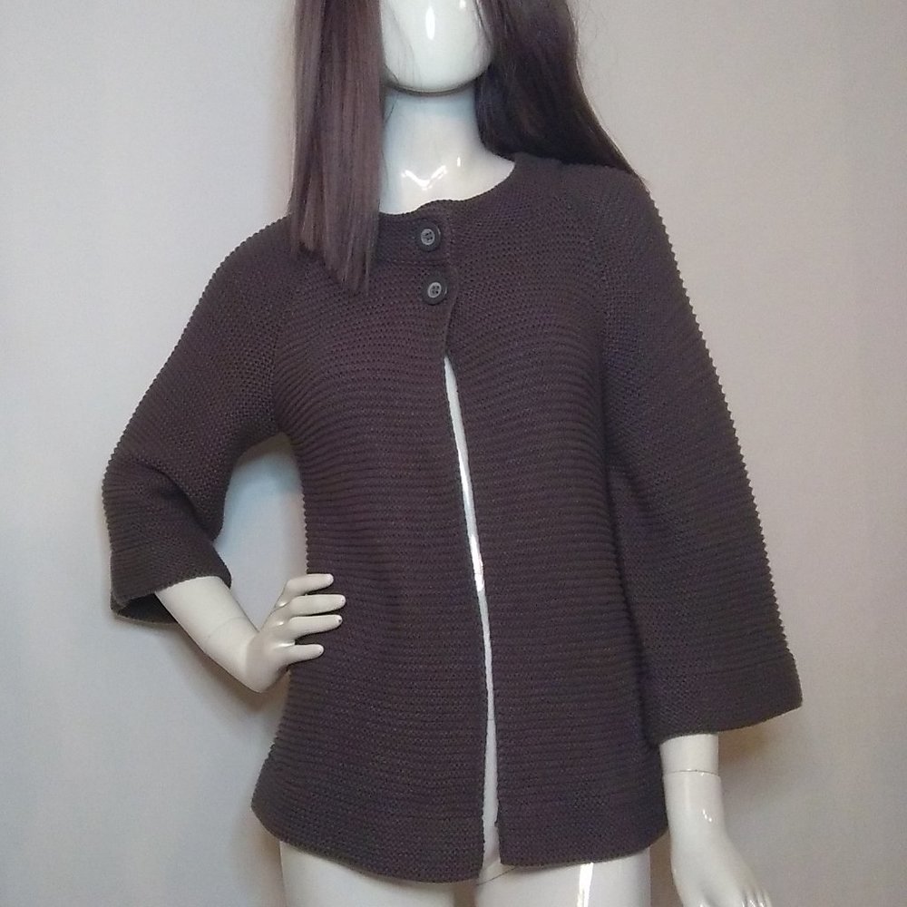 I.N. Studio Gray Sweater Cardigan